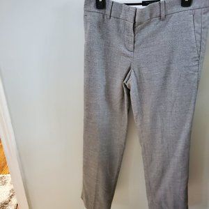 Ann Taylor, Lined Gray /White Trousers, 4P, EUC